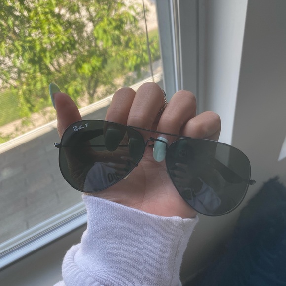 Ray-Ban Accessories - Black aviator ray ban sunglasses